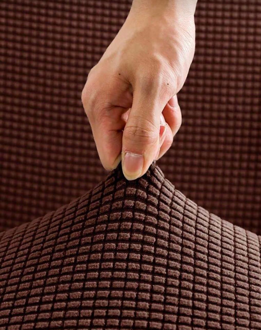 Fundas de silla tela gruesa texturizada cuadrille