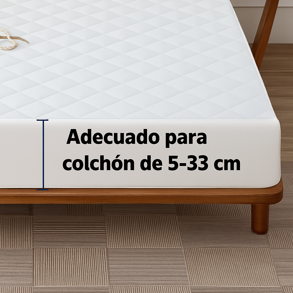 cubre colchón impermeables