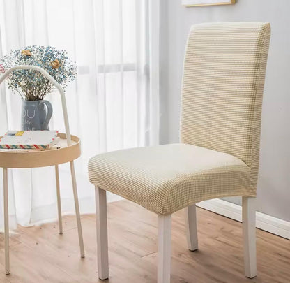Fundas de silla tela gruesa texturizada cuadrille